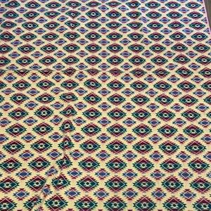 Heartprint Threads Geometric Southwestern Print  - beige, Teal, Purple, pink